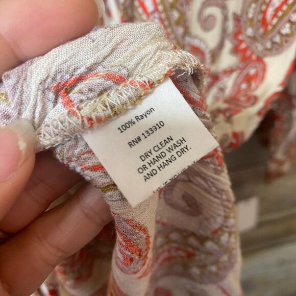 Show Me Your Mumu Tillie Tie Romper size S Small Paisley Daze Cloud Tassel Neck - Picture 7 of 8